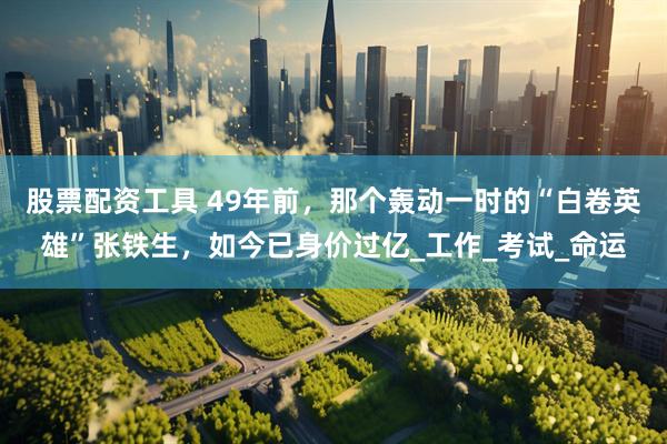 股票配资工具 49年前，那个轰动一时的“白卷英雄”张铁生，如今已身价过亿_工作_考试_命运